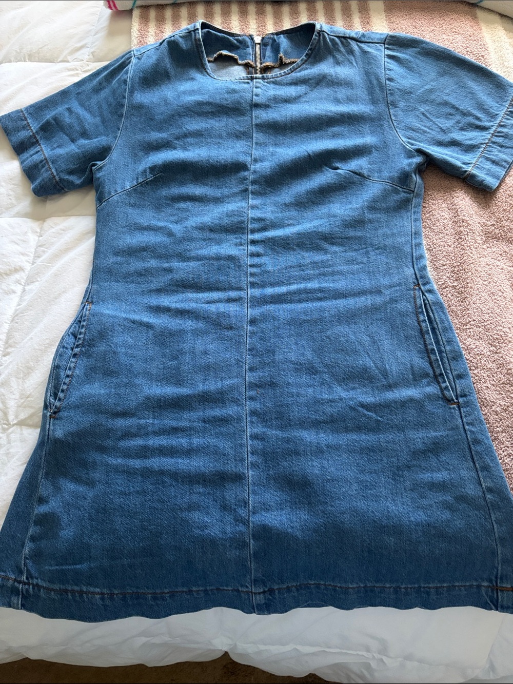 Primark Blue Denim Mini Dress